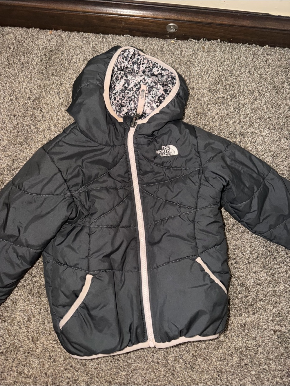 THE NORTH FACE perrito jacket 4t reversible prints